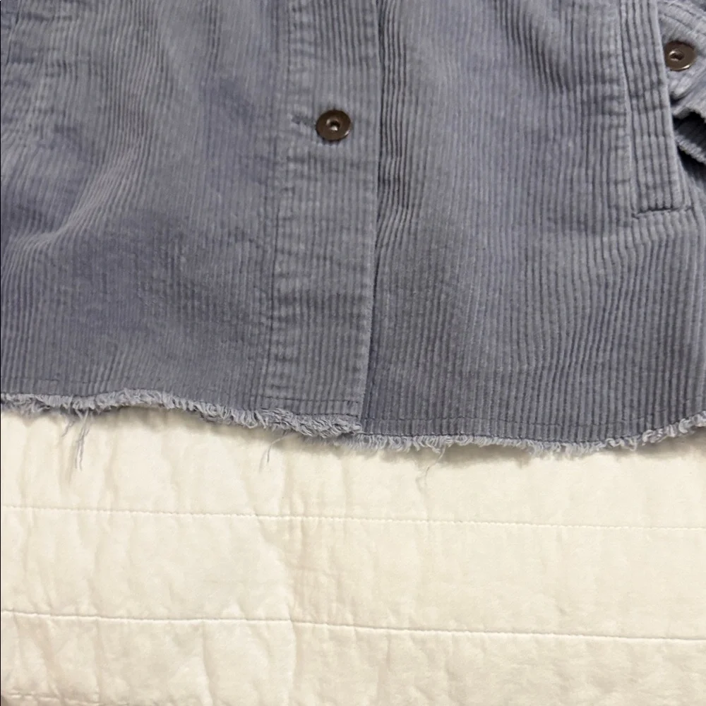 Zara Gray CORDUROY SHIRT LIKE Jacket: BEAUTIFUL EXCELLENT CONDITION - Picture 9 of 9